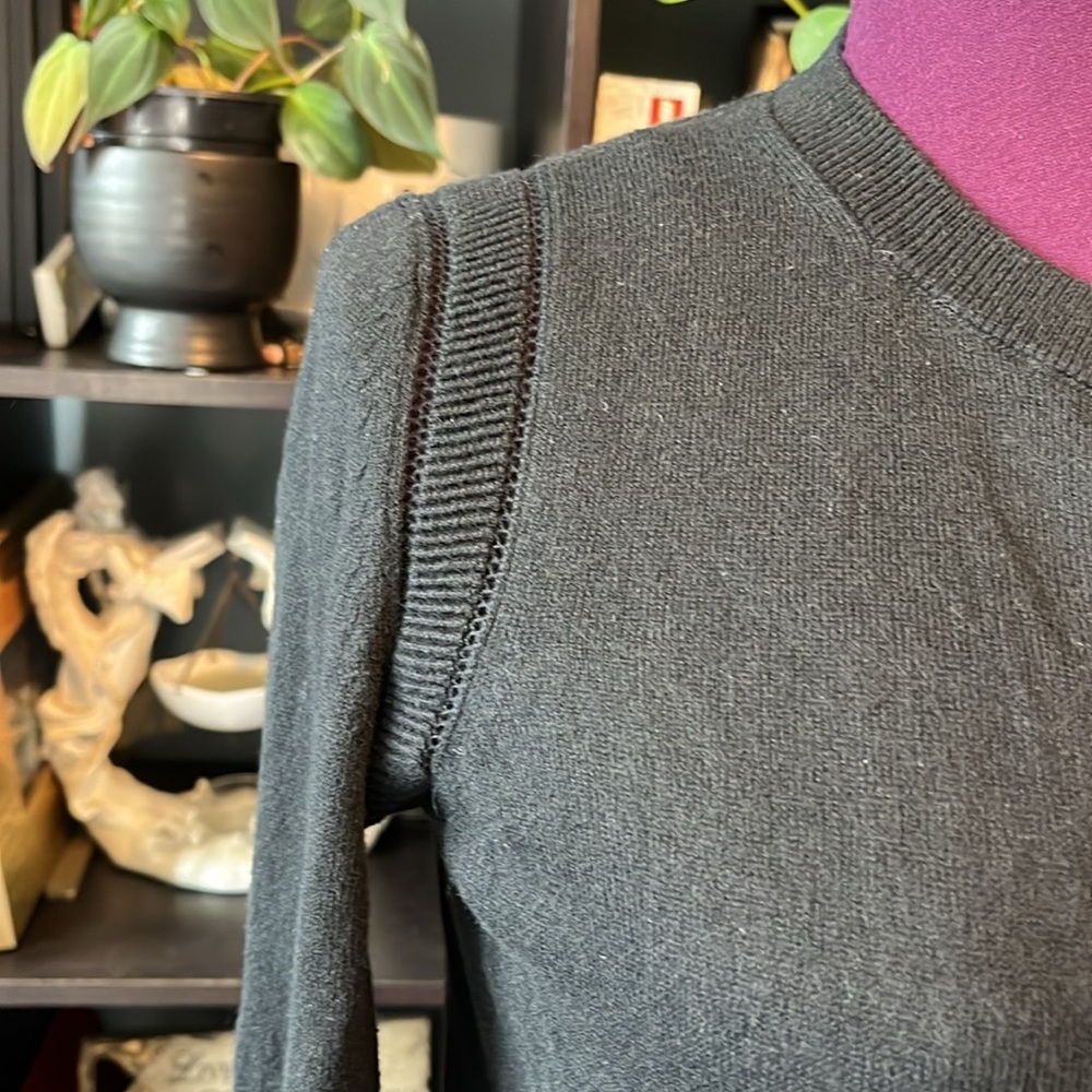 Banana Republic Black Cardigan Sweater - Picture 2 of 8